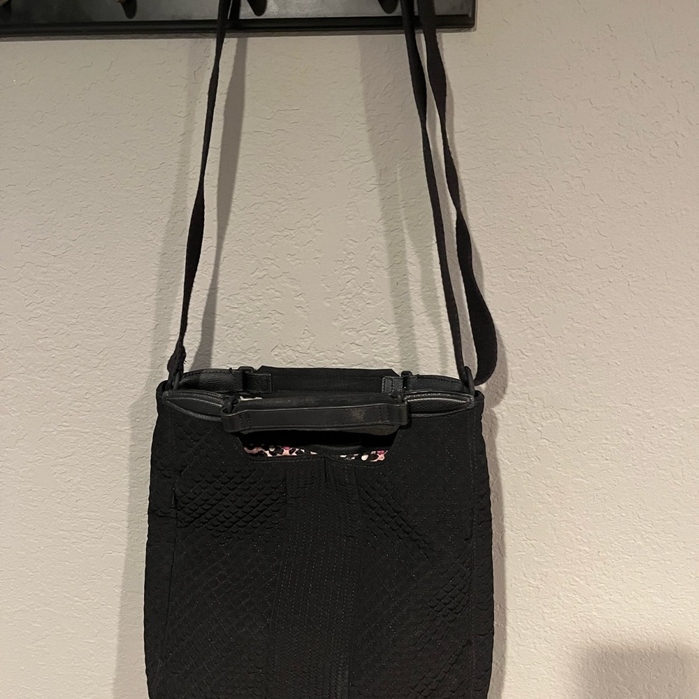 Vera Bradley black quilted bag
